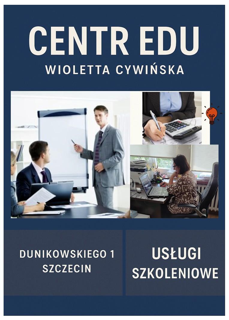 plakat firmy CentrEdu Wioletta Cywińska